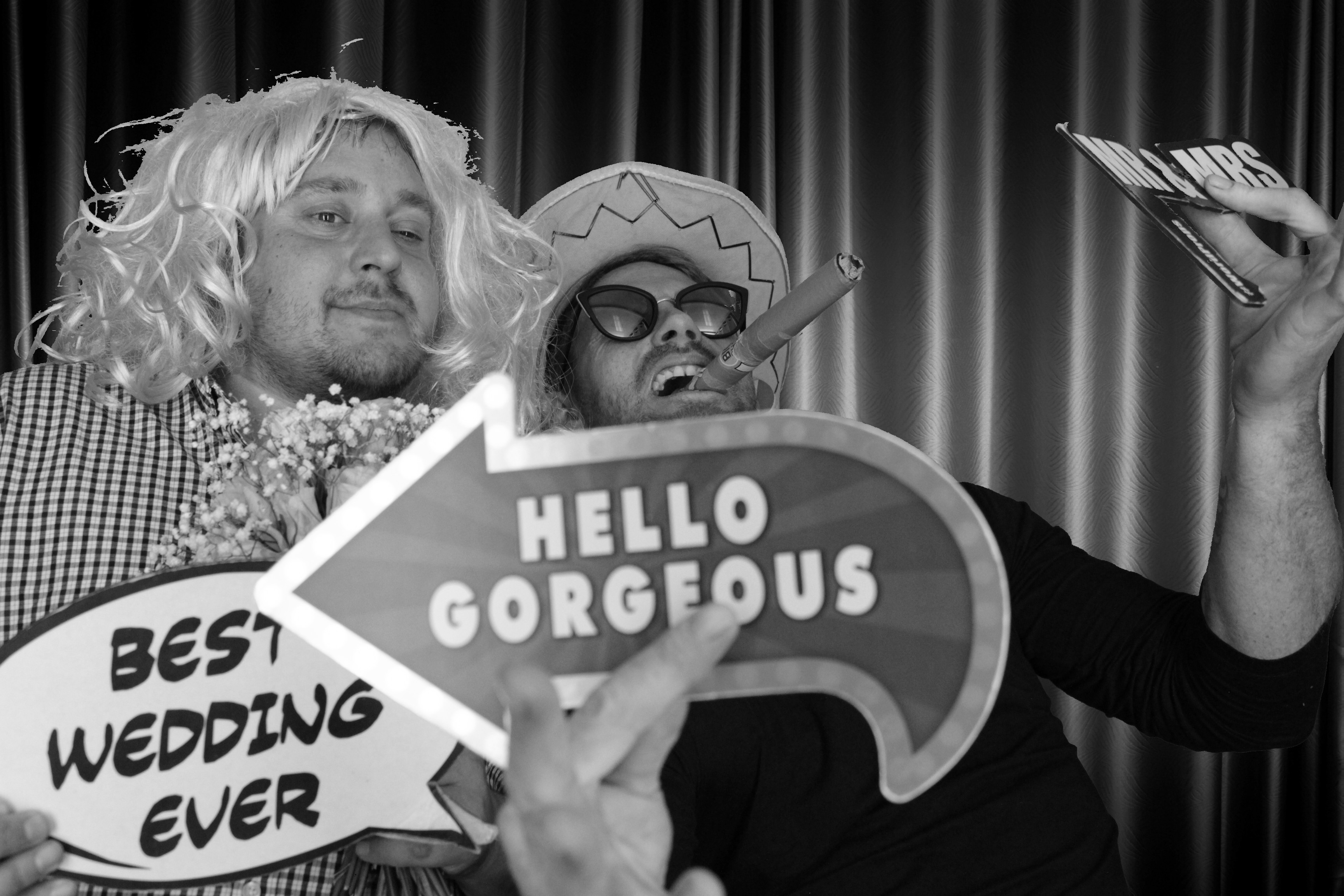 Hazel & Luke's Wedding | View more photos from the event at gallery.myphotoboothexperience.co.uk/u/MyPhotoBoothExperienceLtd/Hazel-Lukes-Wedding